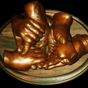 Joseph Canger Sculptures, family hands